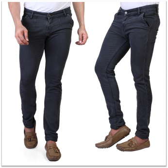 Denim Vistara Men's Grey Slim Fit Jeans