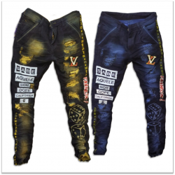 DVG - Men's Printed Funky Jeans