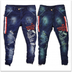 DVG - Printed Funky Jeans For Men