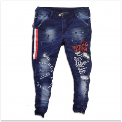 DVG - Printed Funky Jeans For Men