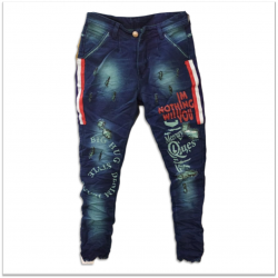 DVG - Printed Funky Jeans For Men