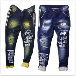 DVG - Printed Funky Jeans For Men