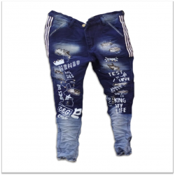 DVG - Comfort Fit Blue Funky Jeans