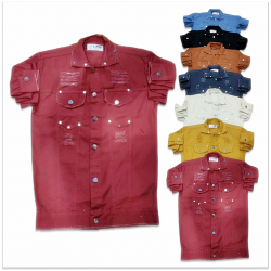 DVG - 7 Collar Denim Shirt For Men's DV-D1002