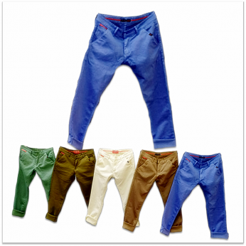 Wholesale - 5 Dusty Colours Men's Jeans