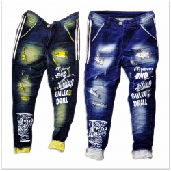 DVG - Printed Funky Jeans For Men