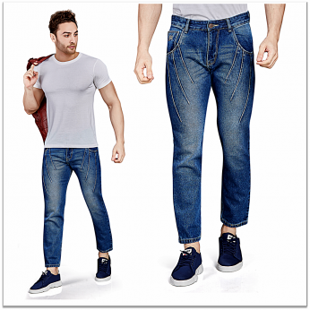 Royal Spider - Men's Casual Classic Jeans