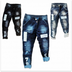 DVG - Funky Ripped Jeans For Men GTU-0017