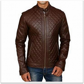 Royal Spider - Pure Leather D Brown Jacket For Men