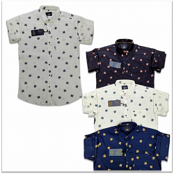 Kaprido Cotton Printed Mens Shirts Wholesale Price K-0021