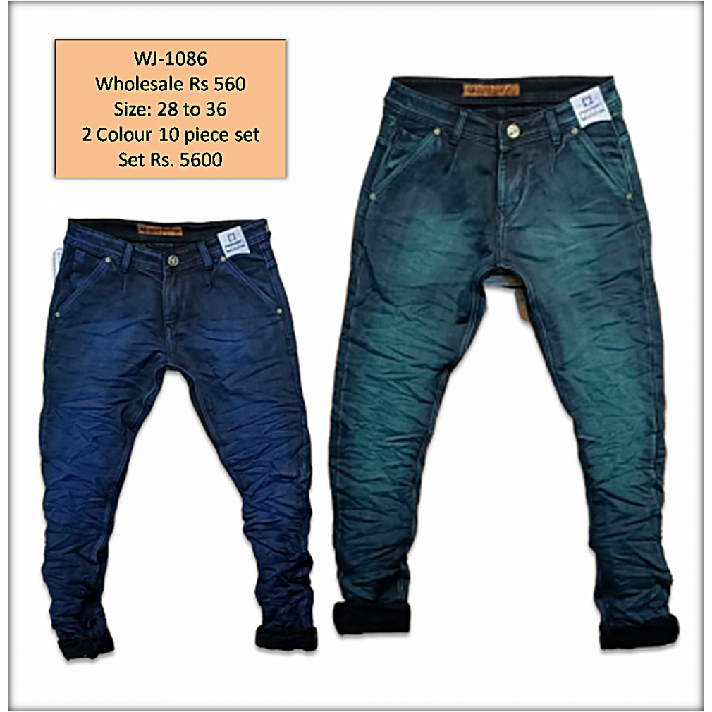 Buy Wrinkle Jeans Wholesale B2b prices at jeanswholesaler.in