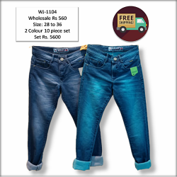 Wholesale Men Jeans 2 Colours Set