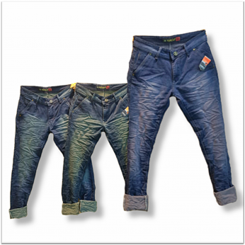Men's Wrinkle Jeans 3 Colours Set.