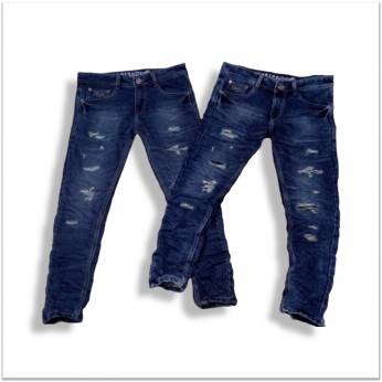 Men Blue Slim Stretchable damage Jeans Wholesale Piece 599