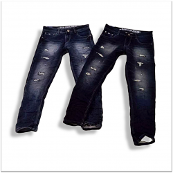 Wholesale Men Damage Stretchable Jeans