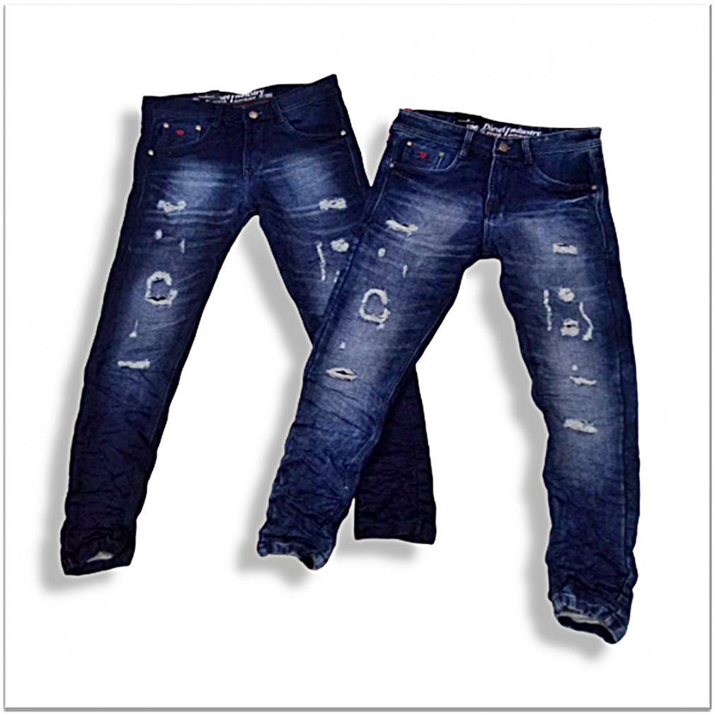 Plain Premium Quality mens Cotton Jeans pants Blue