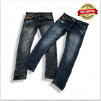 Men's Relaxed Fit Denim Jeans Factory Rate DL-1014