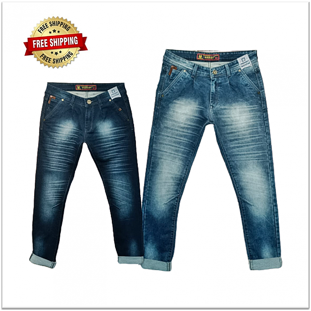 at klemme ubehag Egern Buy Men's Warrior Wrinkle Jeans 2 Colours Set cheap wholesale price.