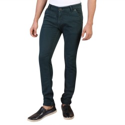 Denim Vistara Men's Green Slim Fit Nero Jeans
