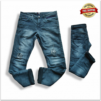 Men Tone Ripped Denim jeans