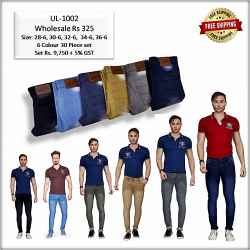 Men's Jeans 6 Colours Set Wholesale Rate 325.