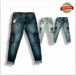 Men Comfort Fit 7-pocket Jeans WJ-1140