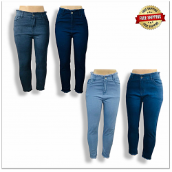 Wholesale High Waist Women Stylish Jeans