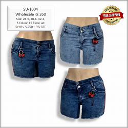 Wholesale Women Fancy Denim Shorts