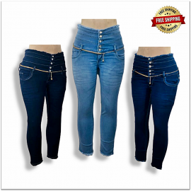 Women Designer High Waisted Jeans