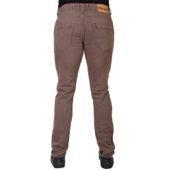 Sale Denim Vistara Men's Brown Slim Fit Jeans