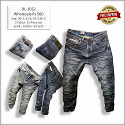 Men Comfort Fit Denim Jeans