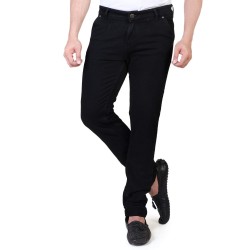 Denim Vistara Men's Black Slim Fit Jeans for Sale