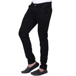 Denim Vistara Men's Black Slim Fit Jeans for Sale