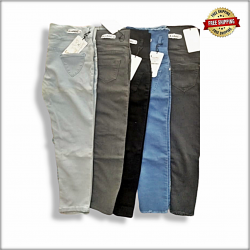 Women Slim Fit High Waist Stretchable Jeans LB-0001