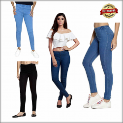 Women Denim Jeggings 4 Colour Set LB-0009