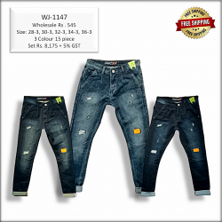 Wholesale Men Jeans Damage Jeans