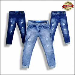 Wholesale Men Jeans damage jeans