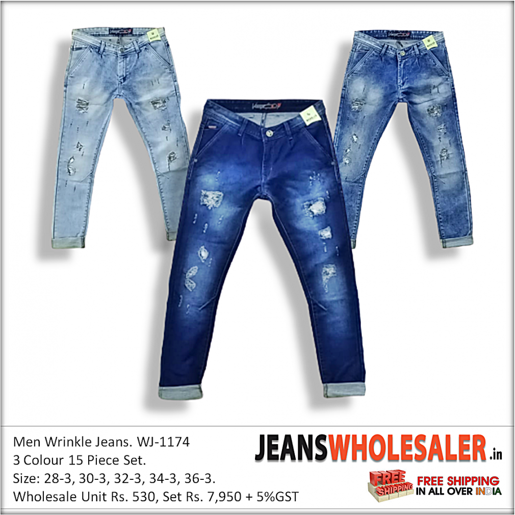 damage jeans mens fashion
