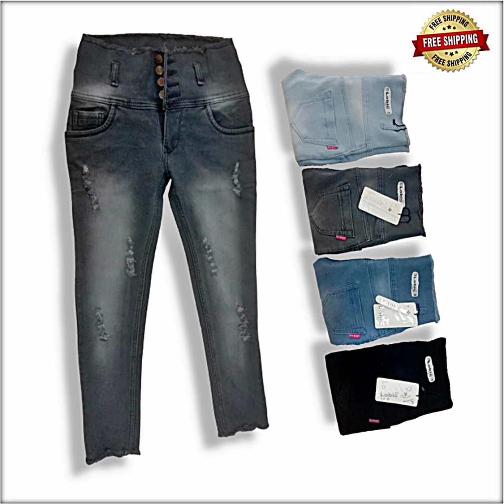Buy Wholesale Ladies high waist Repeat jeans At factory price in India