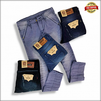 Men Narrow Fit Jeans 4 Colour Set CG200