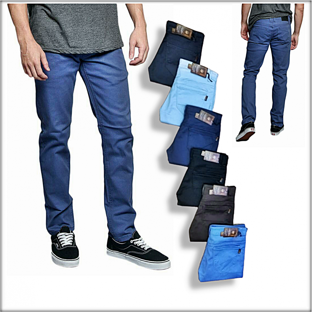 Buy Men Relaxed Fit Jeans 6 Colours Set wholesale price in india.