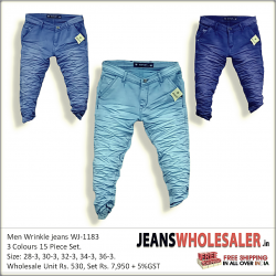Men Stylish Jeans 3 Colour Set