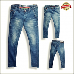 Men Blue Skinny Fit Stretchable Jeans