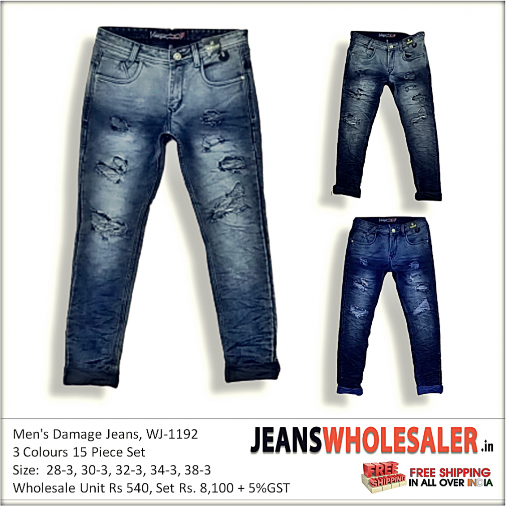 damage jeans for men