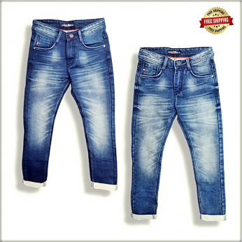 Men Blue Slim Fit Clean Look Jeans