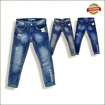 Men Stylish Jeans 3 Blue Colour Set.