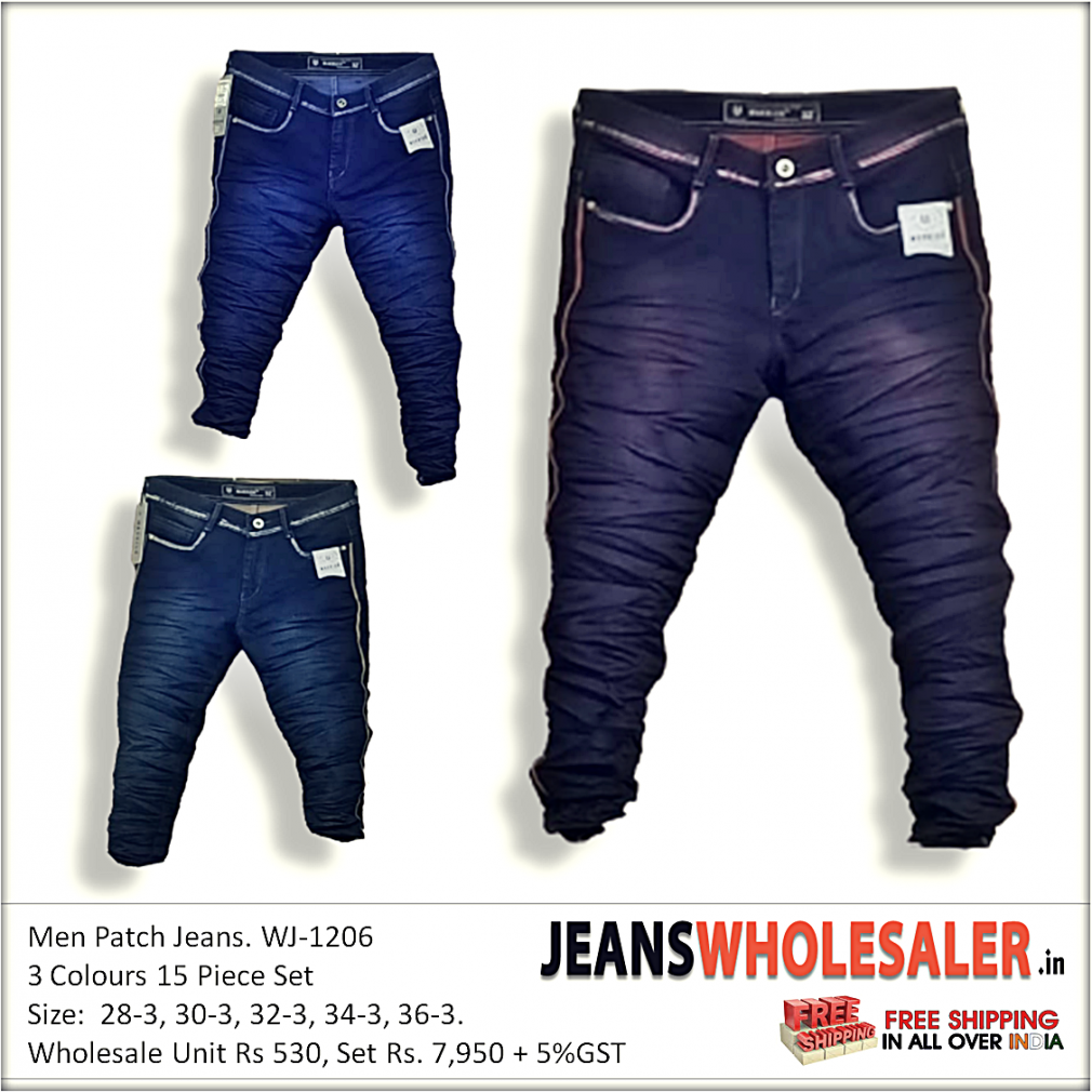 side tape jeans mens india
