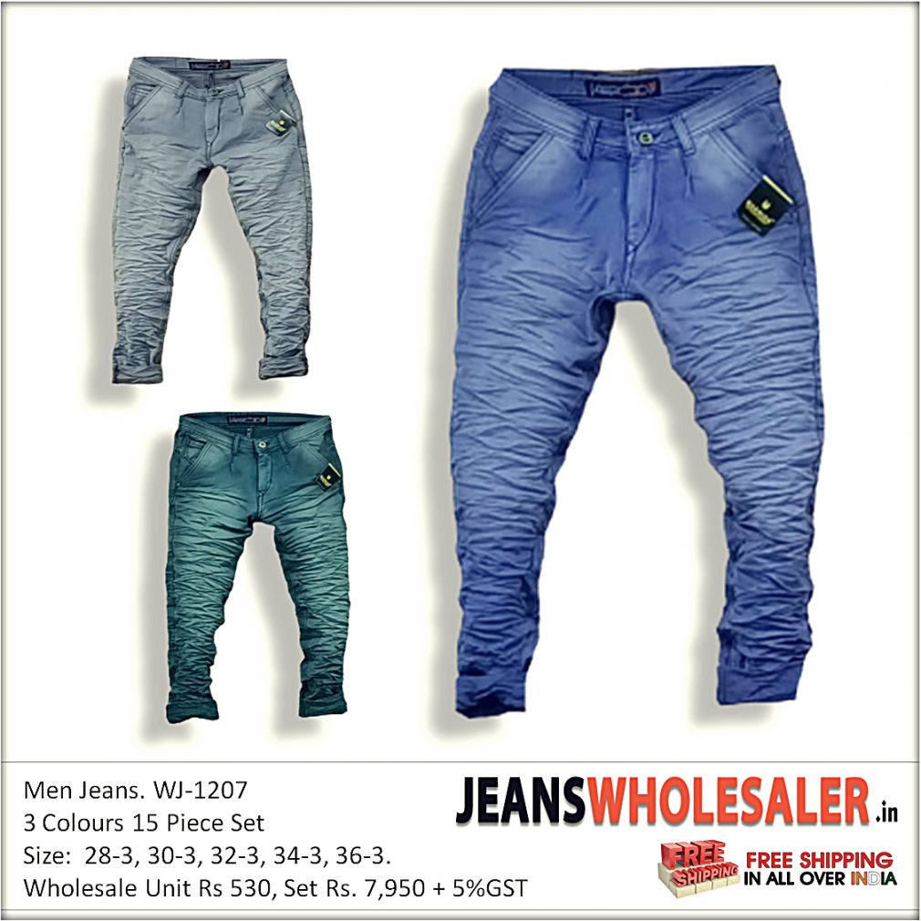 Buy Men's Damage Style Jeans online Blue Jeans wholesale rs. in india