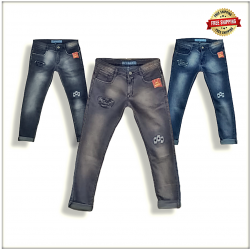 Men's Jeans With Patches  WJ1210