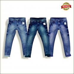 Men Blue Regular Stretchable Jeans